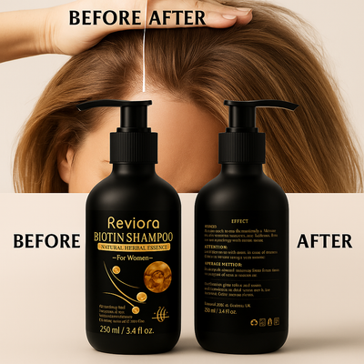 Reviora™ Biotin Hair Growth Shampoo | Anti Hair Loss, Thickening & Strengthening