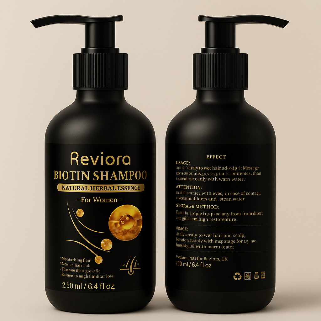 Reviora™ Biotin Hair Growth Shampoo | Anti Hair Loss, Thickening & Strengthening