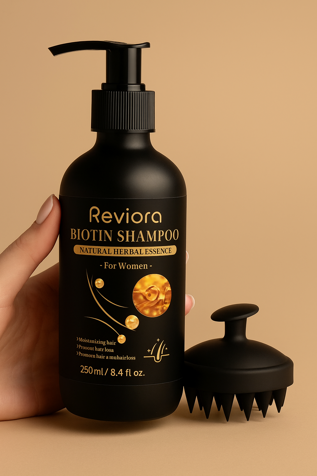 Reviora™ Biotin Hair Growth Shampoo | Anti Hair Loss, Thickening & Strengthening