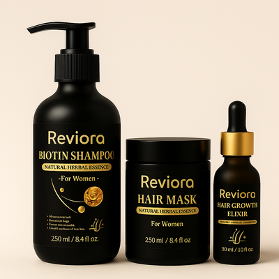 Reviora™ Biotin Hair Growth Shampoo | Anti Hair Loss, Thickening & Strengthening